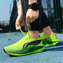 Marathon Cushion Carbon Plate Sports Running Shoes Men Breathable Lightweight Women Comfortable Nonskid Speciality Sneakers 45