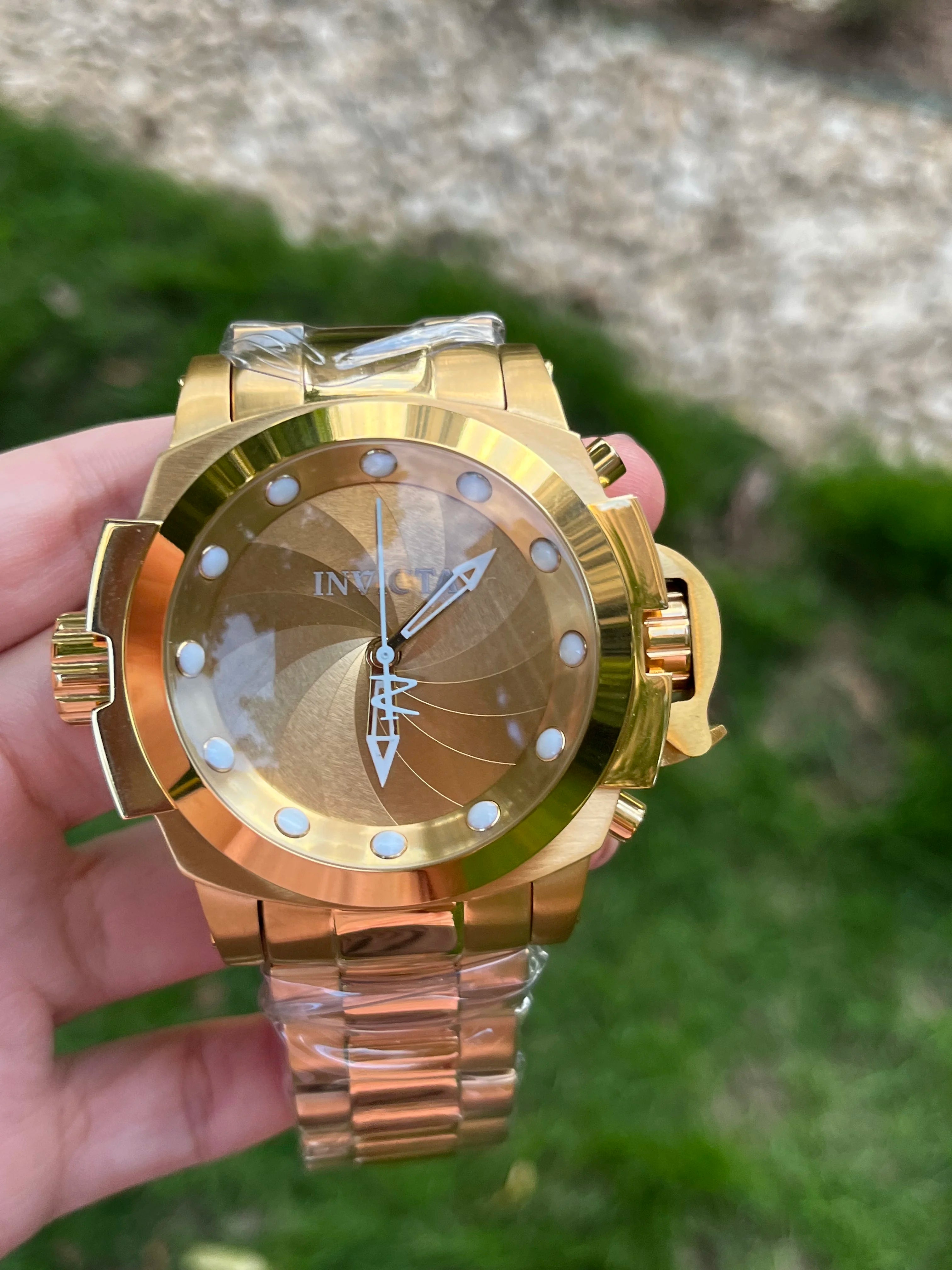 INVICTA Vortex Element Waterproof Quartz Large Dial Men's Watch