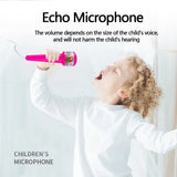 Kids Microphone with Stand Karaoke Song Music Instrument Toys Brain-Training Educational Toy Birthday Gift for Girl Boy