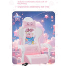 Cute Cartoon Gaming Chair Computer Office Chair Home Reclining Lift Comfortable Student Dormitory Swivel Chair Nylon Feet