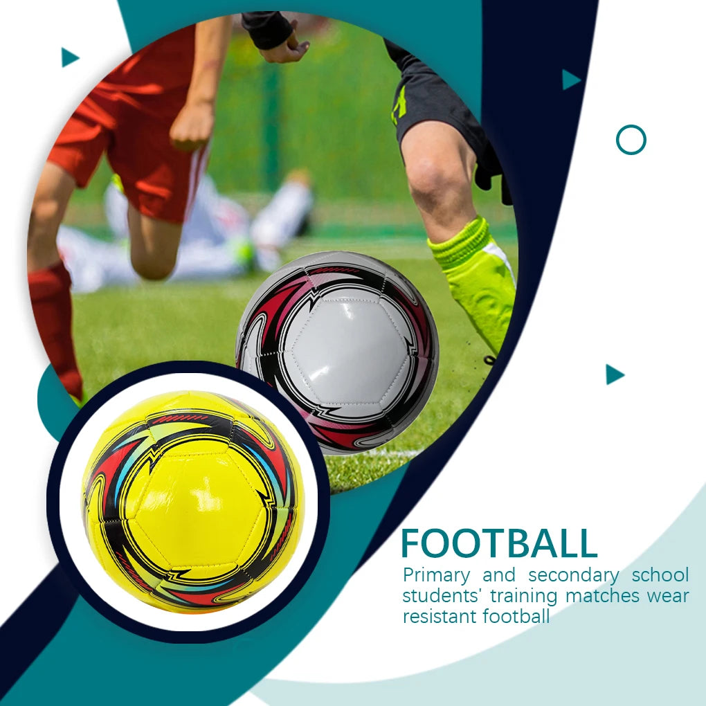 Standard Size 5 Soccer Ball Leakproof Campus Football Wear-Resistant New Rubber Soccer Ball Elastic Football