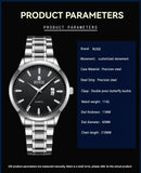 RUIGE Fashion Men's Watch Roman Scale Minimalist Men's Famous Watch Night Glow Waterproof Trendy Watch
