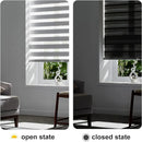 Custom Made Motorized Window Blinds Blackout Zebra Blinds Shades Dual Stripe Shades Day and Night Roller Blinds for Windows