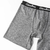 Conjunto de 4 Uds. De Boxer cortos de longitud media, ropa interior para hombre, calzoncillos masculinos para hombre, Boxershorts para hombre, bragas suaves de marca