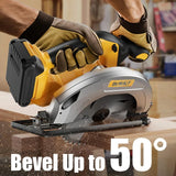 Dewalt 5000RPM Brushless Circular Saw 7 Inch Cordless Handheld Woodwork Saw Adjustable Cutting Depth Multifunction Tool