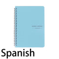 2023 A5 Spanish Agenda Notebook Bullet Daily Weekly Journal Schedule English Planner Organizer School for Office Stationery