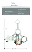 Baby Toys for 0 3 6 12 Months Rainbow Activity Plush Animal Stroller Hanging Toy for Baby Car Seat Crib Travel Sensory Baby Toys