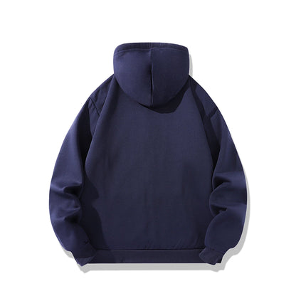 Men's Winter Lambswool Jackets Plus Size Zipper Hoodies Winter Warm Coats Long Sleeved Jacket Casual Coat Tops Clothing