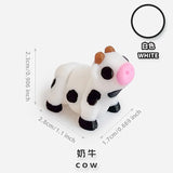10/50pcs 3D Printed Simulation Toys Mini Animal Model Home Ornament  Cartoon Figure Birthday Gift Sets Decompression Kid Toy
