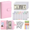 New Budget Plan Notebook A6 Cash Envelope Saving Money 6 Holes Binder for Financial Management A6 Loose-leaf Notebook Binder