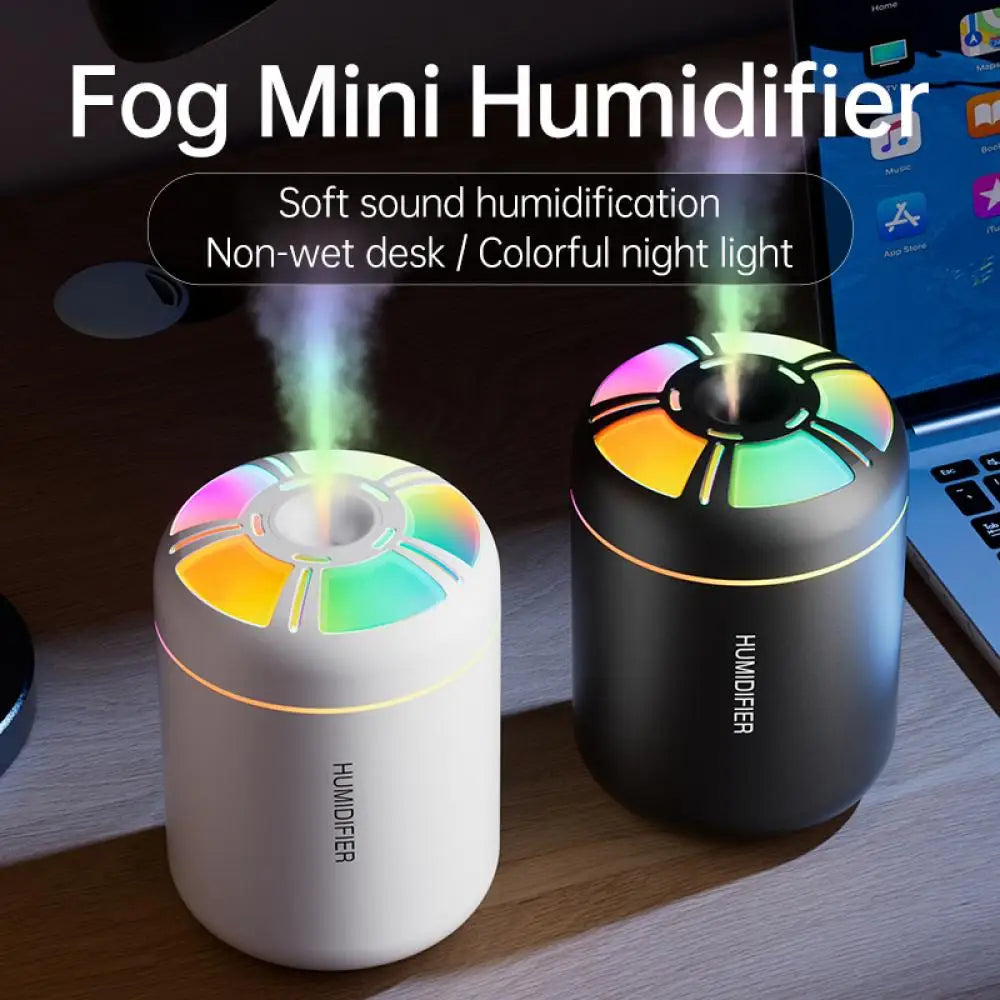 180ML Car Mini Aroma Diffuser Perfume Air Humidifier Essential Oil Purifier Aromatherapy Color Lights For Car Home Bedroom