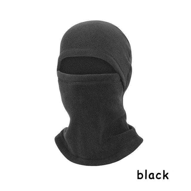 Máscara facial completa cálida de invierno para montar al aire libre, pasamontañas de lana para motocicleta, pesca, esquí, máscara facial cálida, cubierta a prueba de viento, sombrero 