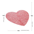 Placemats Set of 1/4Pc Light Luxury Placemat Table Mat Wide Application PVC Table Decor Round Protector Mat Heat Resistant Pad