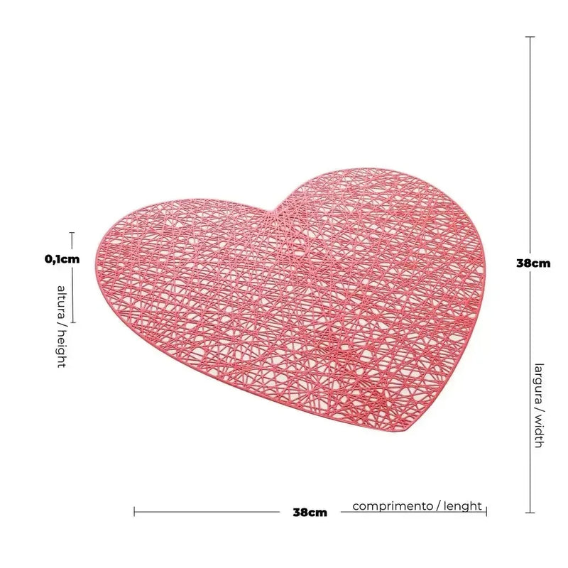 Placemats Set of 1/4Pc Light Luxury Placemat Table Mat Wide Application PVC Table Decor Round Protector Mat Heat Resistant Pad