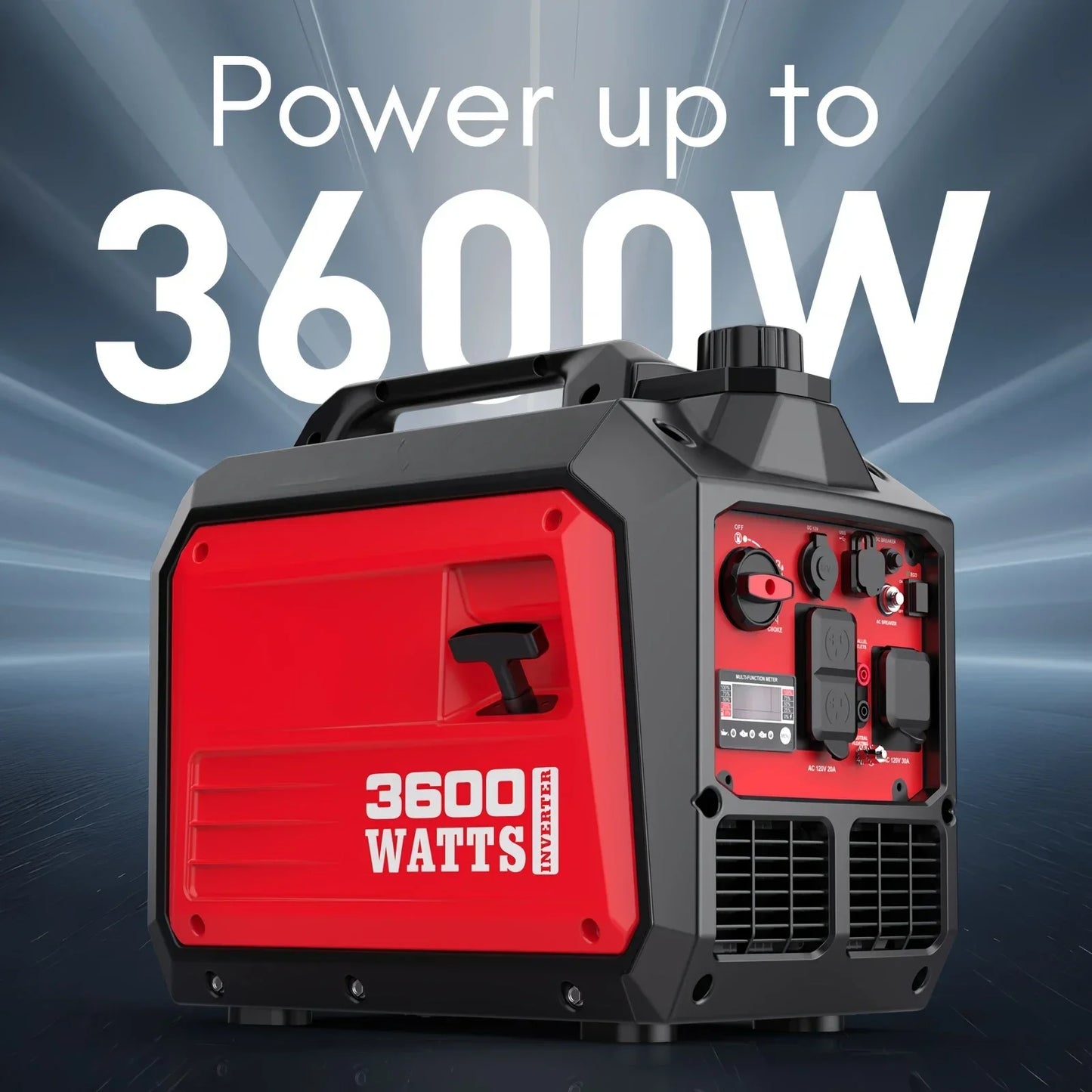 3600W Inverter Gas Generator with Parallel Capability, Lightweight & Portable, HB5035A, Without Battery