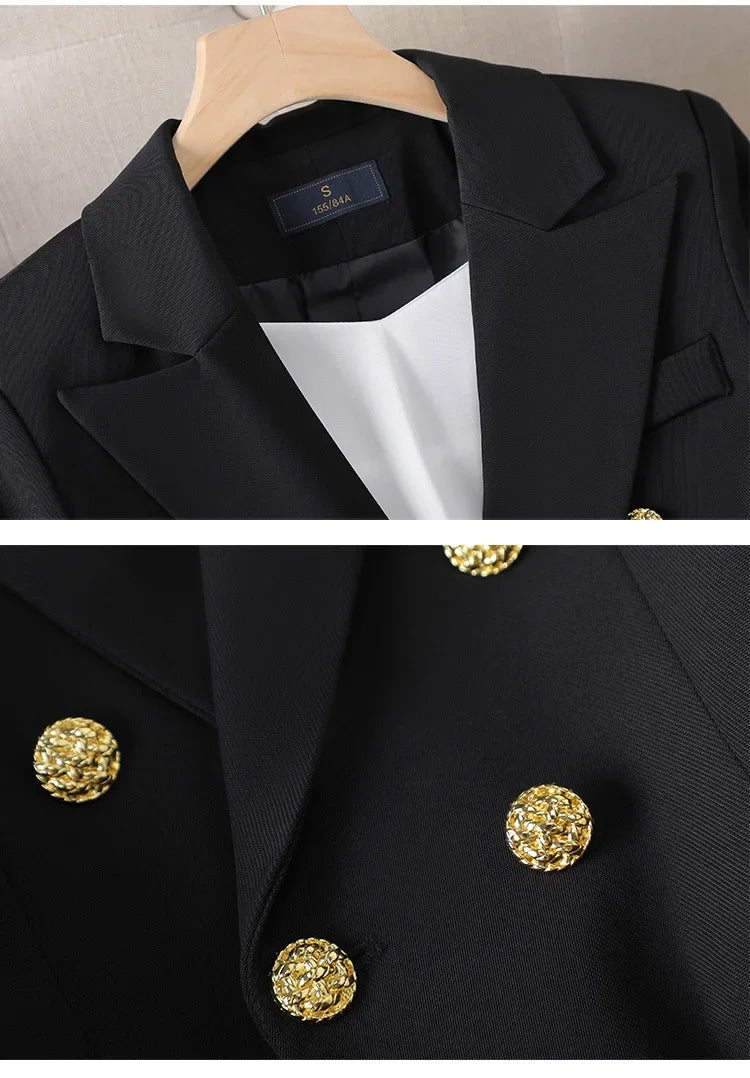 Elegant Women's Fashionable White Western-Style Suit Zihongsuitsuit High-End Business Attire Long-Pants Set For Special Occasion