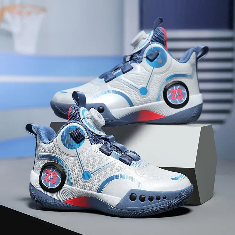 High Designer Basketball Shoes For Men Trend 2024 High Top Sneakers Brand Platform Non-slip Basketball Tennis Men Gym Shoes