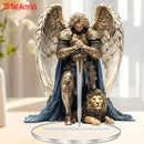 1pc Sacred Archangel Michael Desktop Decoration, Suitable for Home, Office, and Outdoor Spaces - Perfect Father's Day Gift