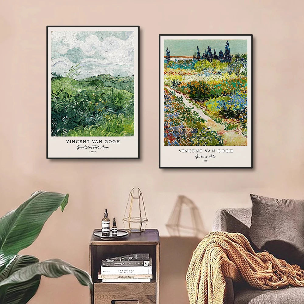 Vincent Van Gogh Writings Canvas Prints Painting Posters Great Work The Starry Night Poster Wall Art Living Room Bedroom Decor