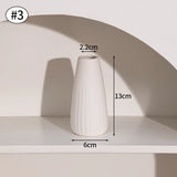 Ceramic Flower Vase Retro Table Decorative Vase Dried Flower Arrangement Pot Home Wedding Gifts Aesthetic Vase Desktop Ornament