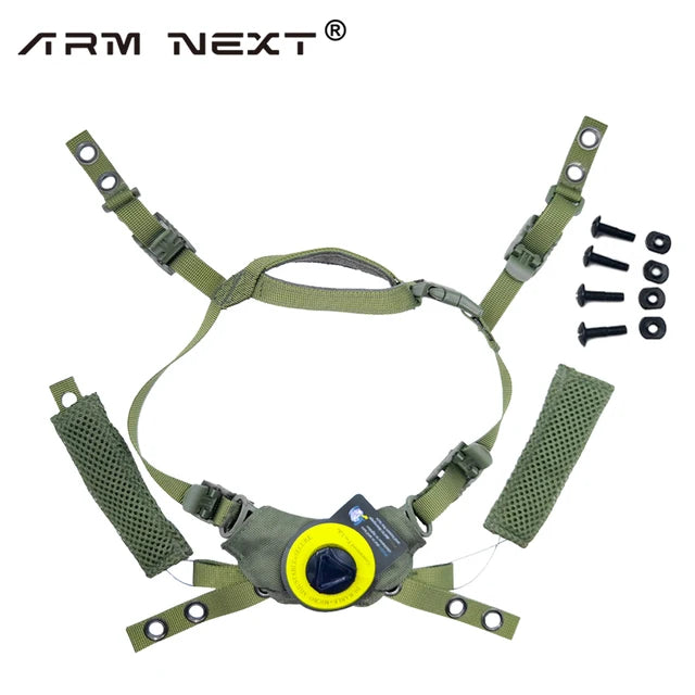 Sistema de suspensión para casco táctico, correa de suspensión Wendy Team, Quick MICH 
