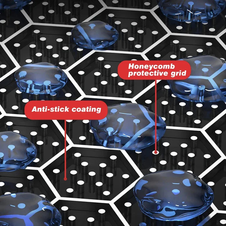 MOEYE Frying Pan 316L Stainless Steel 28/30/32cm Kitchen Nonstick Pan Cooking Skillet Kitchen Nonstick Skillet Induction Pan