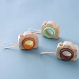 1Pc Wooden Baby Montessori Toys Fashion Camera Pendant Toys for Kids Outdoor Toys Gift Children Wooden Presents Kids Gifts
