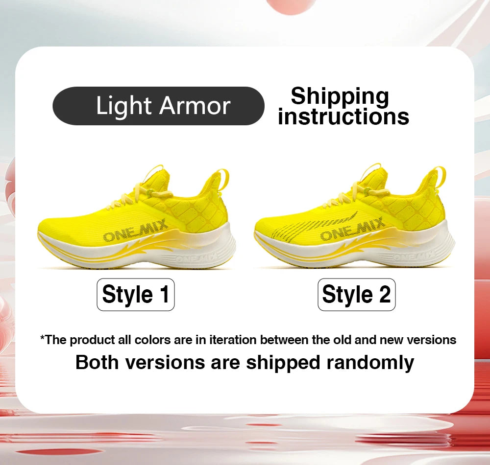 ONEMIX Carbon Fiber Plate Running Shoes Traction Shock Absorption Sneakers Professional Marathon PB Racing Sports Trainers Shoes