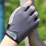 Men Women Gym Gloves Weightlifting Fitness Training Non Slip Palm Protector Breathable Fingerless Bike Bicycle Cycling Gloves