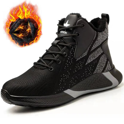 Work Boots Steel Toe Safety Shoes Men Women Work Shoes Sneakers Lightweight  Anti-Puncture Safety Shoes Men Indestructible Boots