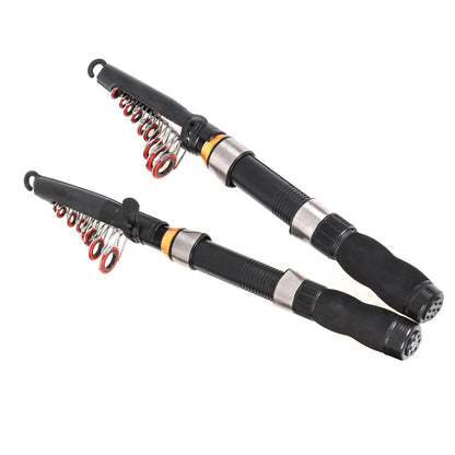 Lixada 2.1m 2.3 m Telescopic Fishing Rod Reel Combo Full Kit Carbon Fiber Rod Pole Spinning Reel Fishing Bag Case Pesca Gear Set