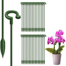 1-15PCS Plant Supports Stakes Flower Stand Sticks Reusable Plant Clips Bonsai Fixing Tool Flower Grow Holder Garden Tools