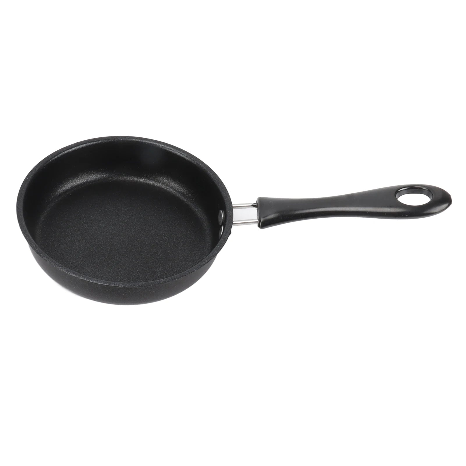 1PC 12-20cm Mini Frying Pan Non-Stick Thickened Stainless Steel Frypan Pot Fried Eggs Saucepan Gas/Induction Kitchen Cookware 
﻿
