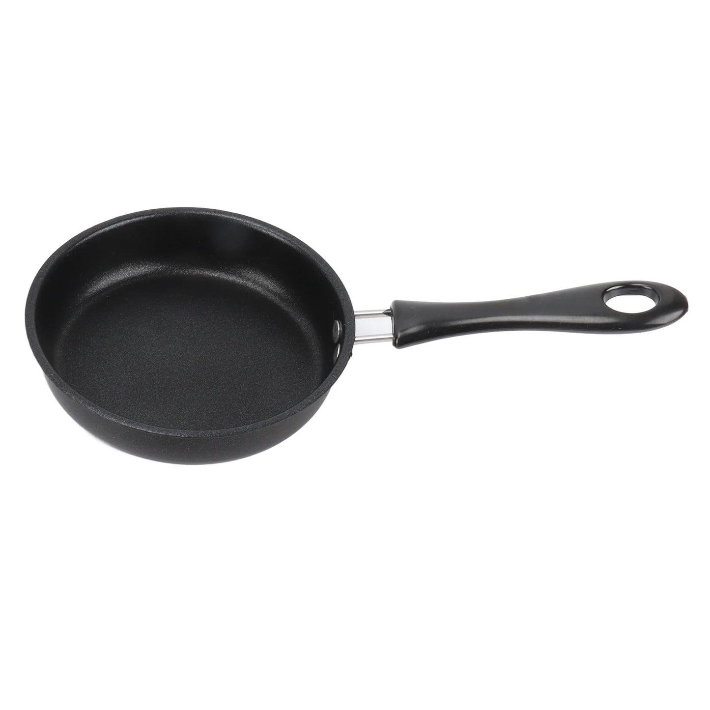 1PC 12-20cm Mini Frying Pan Non-Stick Thickened Stainless Steel Frypan Pot Fried Eggs Saucepan Gas/Induction Kitchen Cookware 
﻿