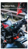 Rhinowalk Motorcycle Handlebar Bag Waterproof Universal Storage Bag Travel Motor Accessory For BMW1250ADV KTM890 CF450 Kawasaki