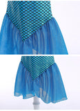 Children's Mermaid Cosplay Costume Girls' Role Play Costume Carnival Halloween Birthday Party Costume Summer Princess Dress