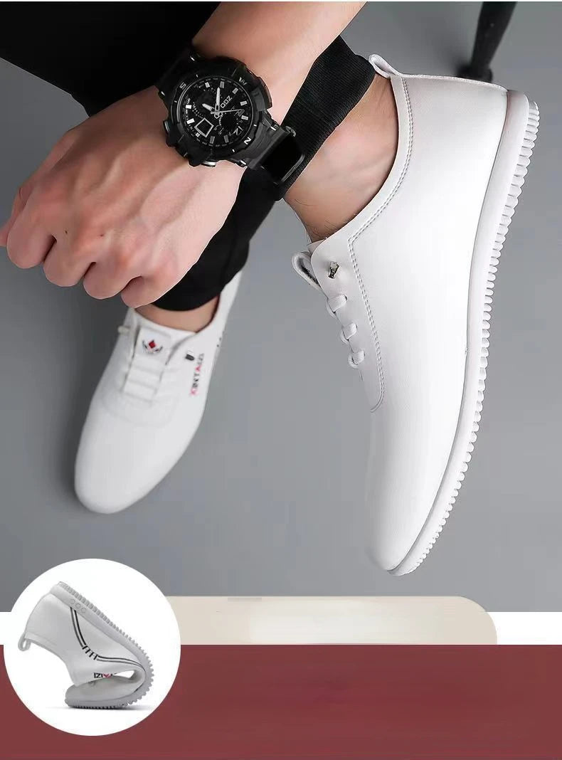 2024 New Casual Shoes for Men Fashion Lightweight Men Walking Shoes Comfortable Slip-on Loafers Outdoor All-Match Men Flat Shoes