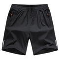Summer Ice Silk Shorts Men'S Summer Beach Pants Casual Loose Thin Basketball Sports Running Shorts Sweat Wicking Hygroscopic