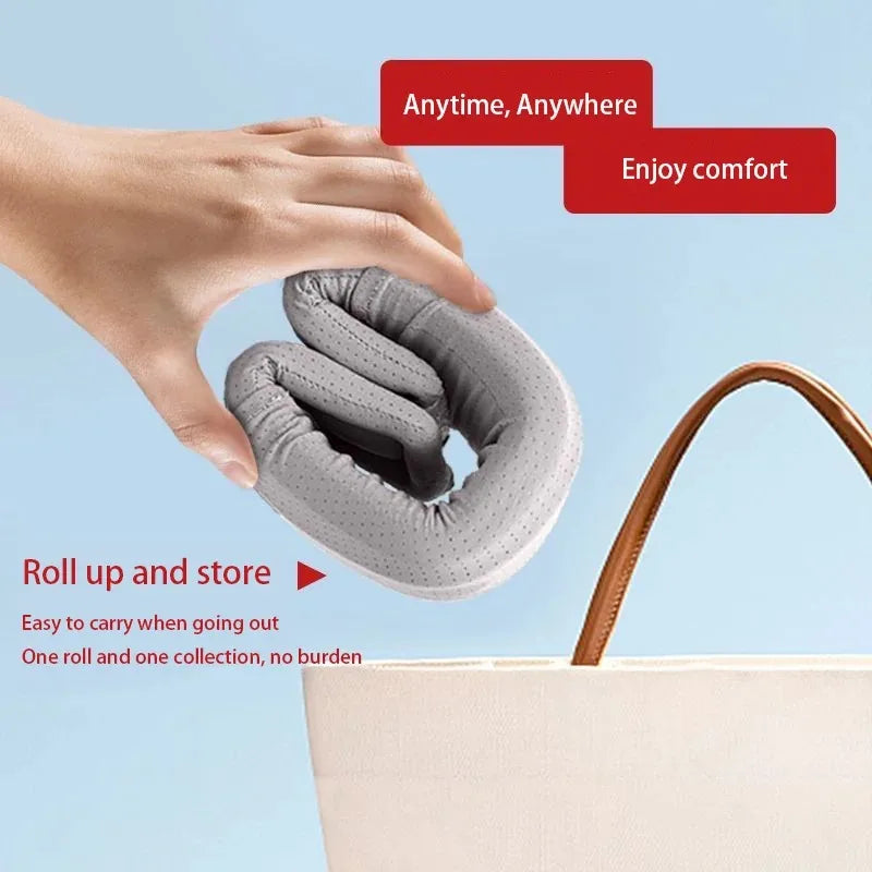 1 Pack Neck Support Adjustable Neck Support Cervical Sponge Neck Protector for Sleep Relief Neck Pain Breathable Neck Support