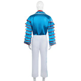 Movie The Mask Jim Carrey Cosplay Costumes Set Unisex Adult Yellow Suit Set Uniform Halloween Carnival Party Costume