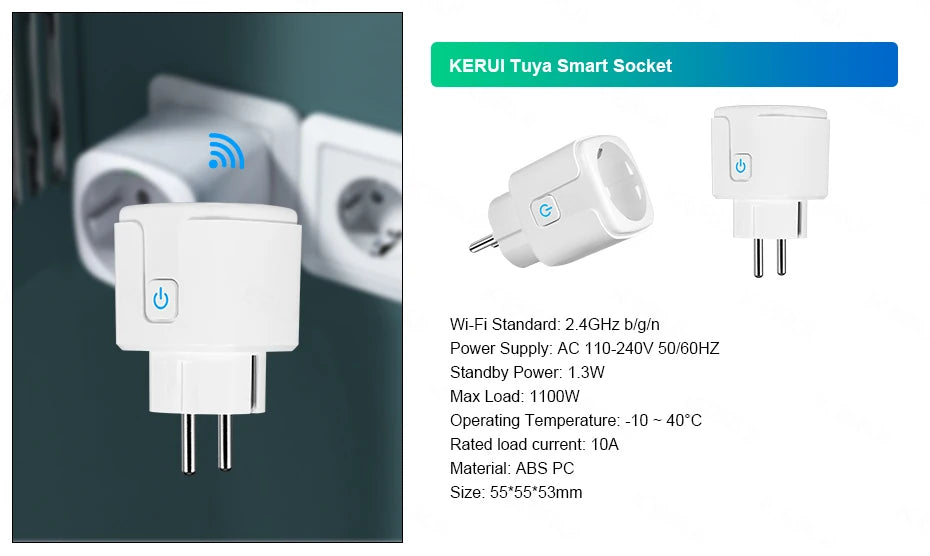 KERUI WIFI GSM Alarm System Kit W202 Home Security Protection Tuya Smart Support Alexa with Motion Detector Door Opening Sensor
