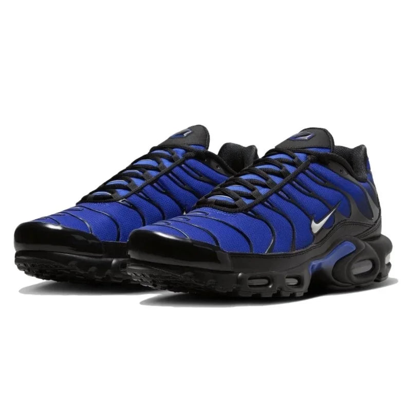 Nike Air Max Plus TN Running Shoes Triple Black Classic Outdoor Jogging Walking Sports Shoes Trainers Women Men Sneakers
