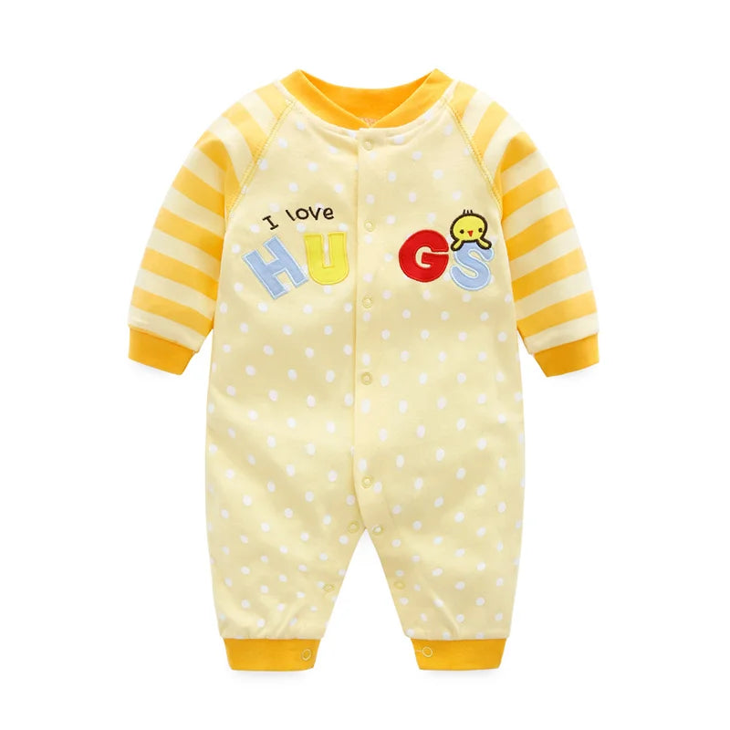 2024 baby spring clothes 0 to 12 months cotton girls clothing Onesies Autumn newborn Comfortable baby jumpsuits baby boy rompers