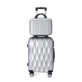 Luggage Set of 2 Pieces, Carry-On Luggage Bag 20inch Portable Small Suitcase Set 14inch Handbag Trolley Case with Universal Wheels Lightweight Travel Gift Code Lock Suitcase