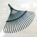 Realmote Rake 22 Toothed Rake Dead Leaf Rake Steel Wire Garden Gardening Tools Agriculture