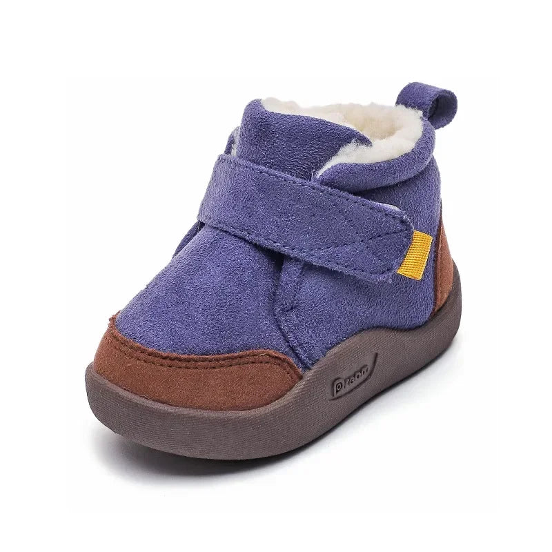 Girl Boot Baby Snow Boot Winter Baby Soft Sole Walking Shoe Child Plush Cotton Shoe Anti-Slip Warm Kid Shoe Kid Boot Boy Botines