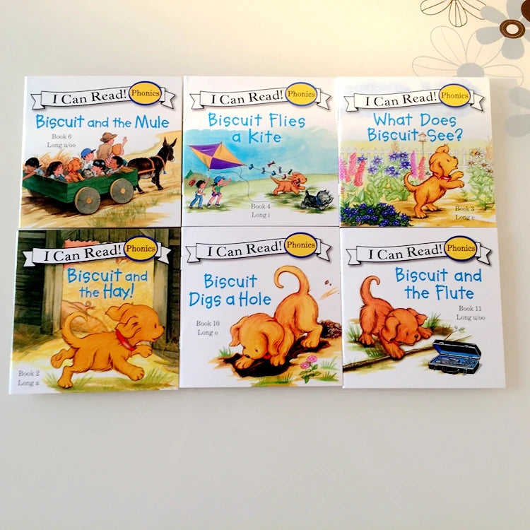 I Can Read Phonics 12 Books/Set My Very First Picture Books English Story Pocket Book for Children Kids Baby Montessori Reading