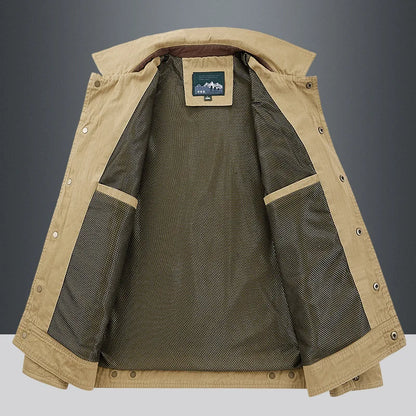 Spring Autumn Jacket Men Cotton Windbreaker Bomber Coat Military Men's Tactics Jackets Man Cargo Casual Jacket Mens Clothes 2024