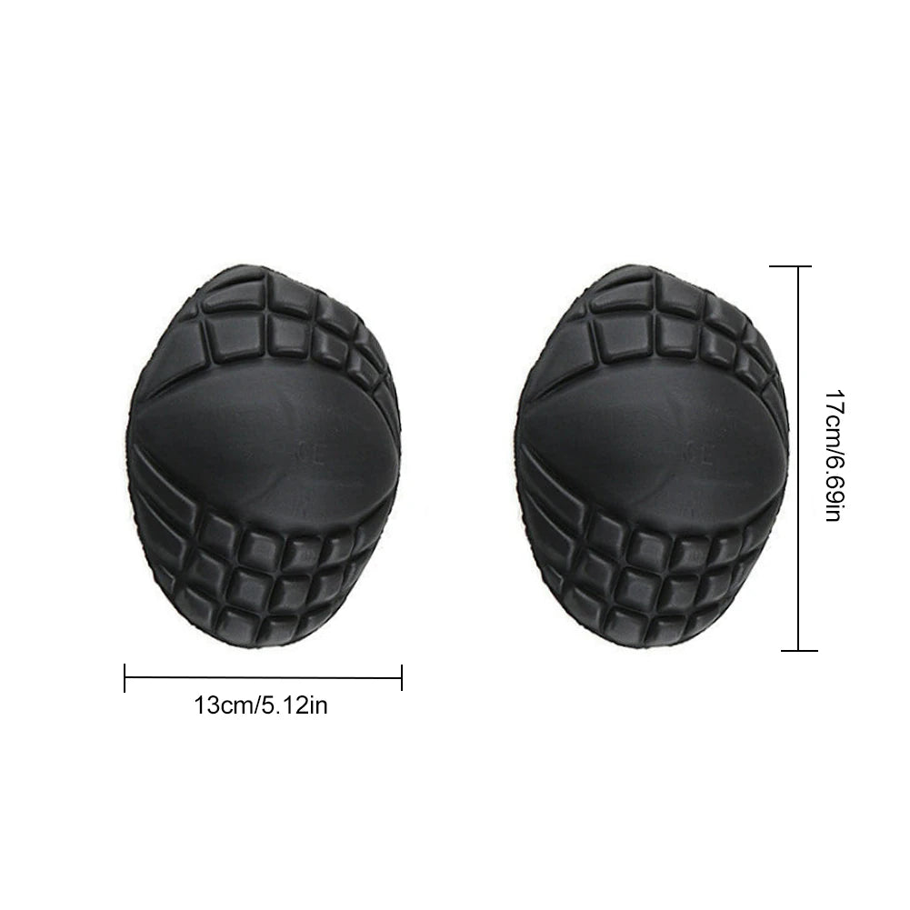 Protectores de forro para chaqueta de motocicleta, hombreras, coderas y espalda, color negro, para motocross, carreras, esquí, patinaje sobre hielo, ciclismo 