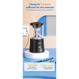 Tenwin Automatic Pencil Sharpener Electric Pencil Sharpener for Kids Rechargeable Rotary plug in USB Pencil Sharpener Stationery